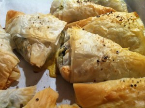 All crowded together on the pan. Makes me wanna clap!