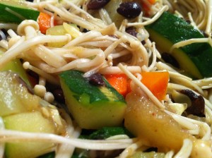 Sauteed veggies - pre-cheesed.