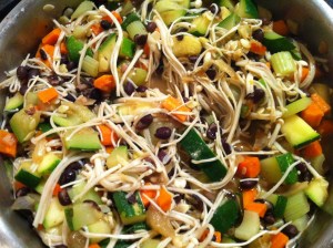 A whole pan full of veggie-fied goodness!