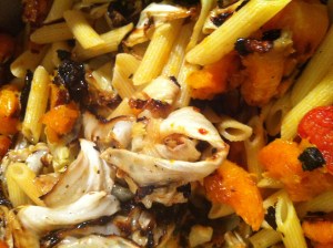 Crunchy roasted veg w roasted lemons and garlic