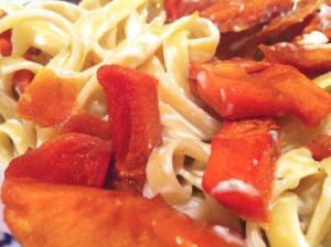 Sweet Persimmons + Blue Cheese??