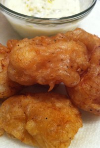 A little crispy fishy joy!