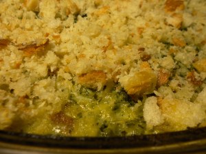 Cheese + more Cheese + even MORE Cheese. Oh and some Rice and a little bit of Spinach.