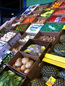 Display of what's on sale today