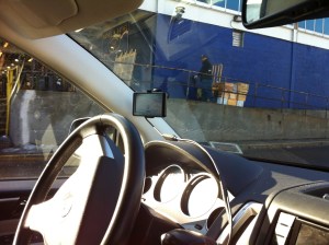 A quick picture of the ramp we first went up. I shoulda taken this AS WE WENT, not from the car... Ahh well.