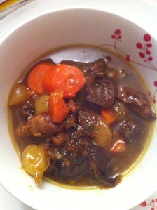 In da bowl - BEFORE we did the dump & stir