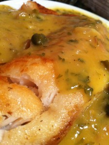 Simple Sauce and DELICIOUS fish!