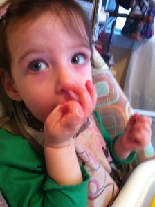 YAYAYAYAYAY!(sorry for the blurry photo!)