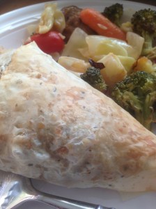 I ate mine with a side of roasted veg. That's how I roll.