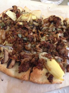 I wanted pizza. Without cheese.