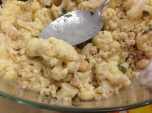 Warm Cauliflower & Barley Salad