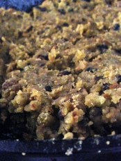 A little more Maple Syrup and Cider Vinegar helped to mash these up nicely