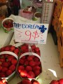 Local strawberries